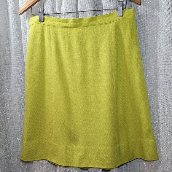 Vintage lime green skirt - Picture 1 of 4